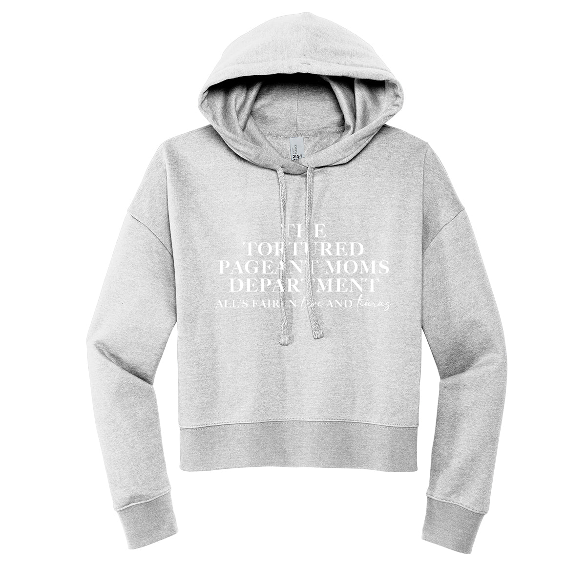 Tortured Pageant Moms Department Cropped Hoodie