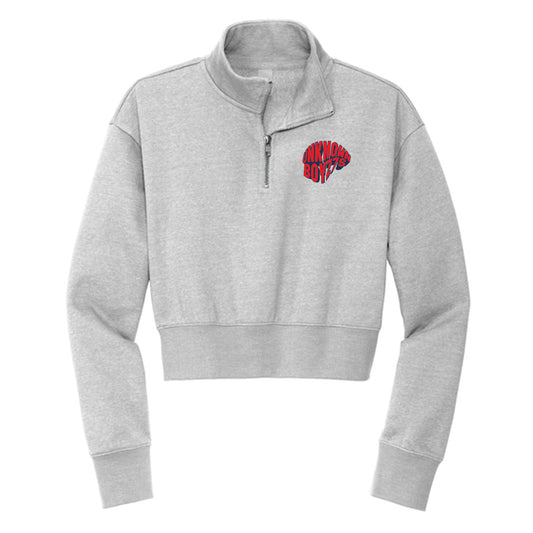 Unknown Boys Cropped 1/4 Zip Fleece