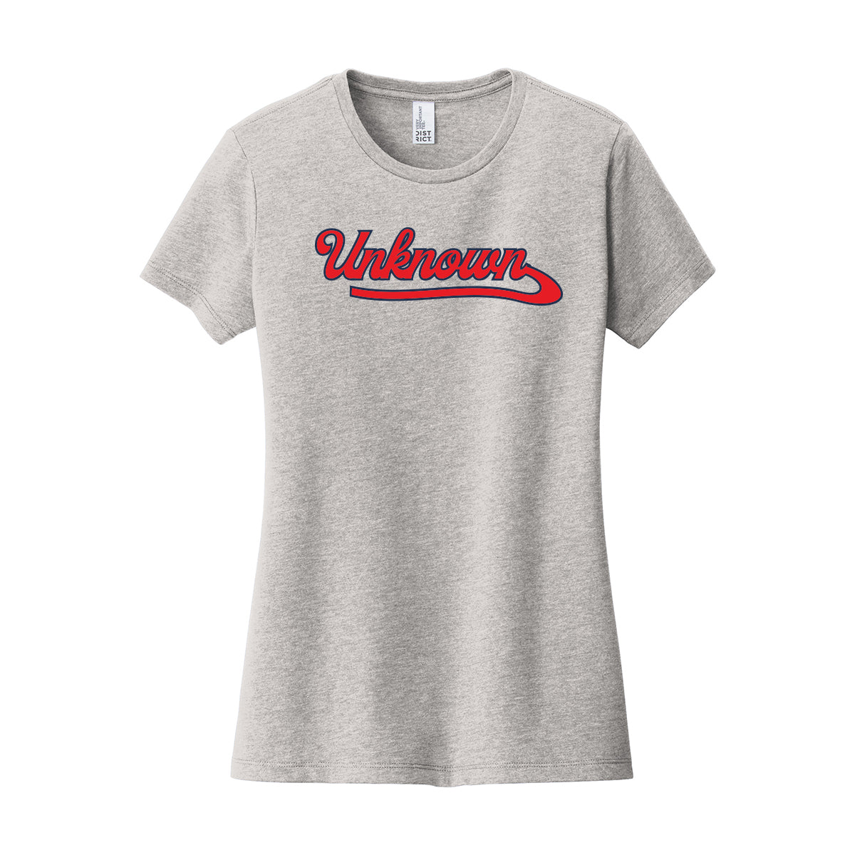 Unknown Boys Script Women's Fitted Tee
