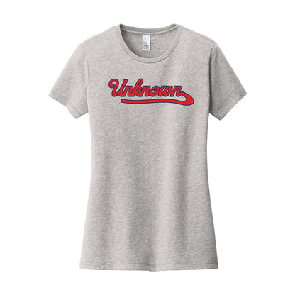 Unknown Boys Script Women's Fitted Tee