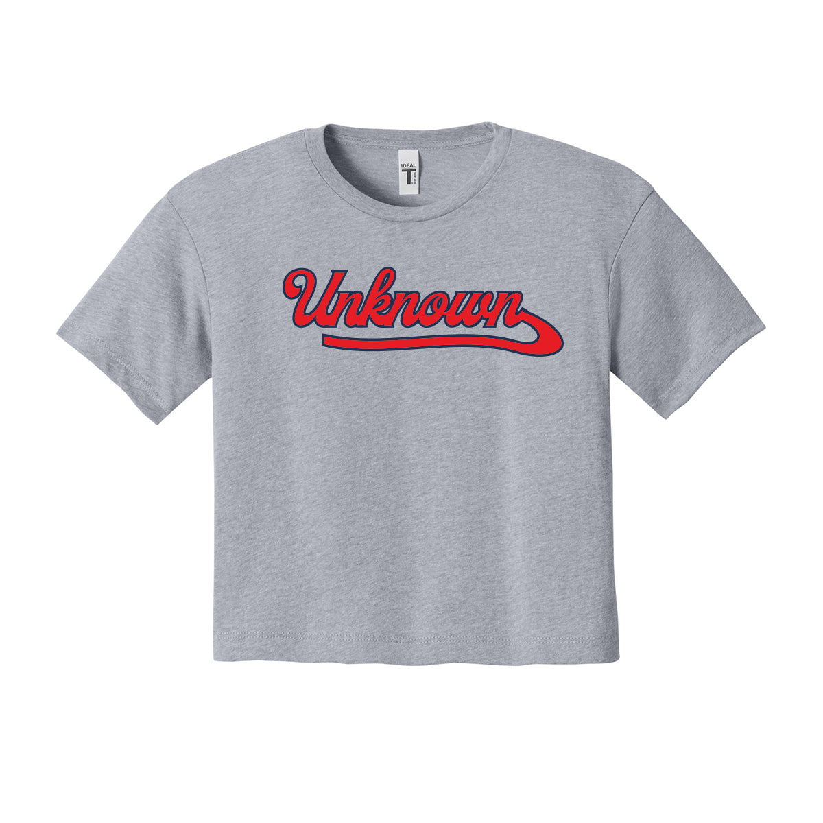 Unknown Boys Script Cropped Tee