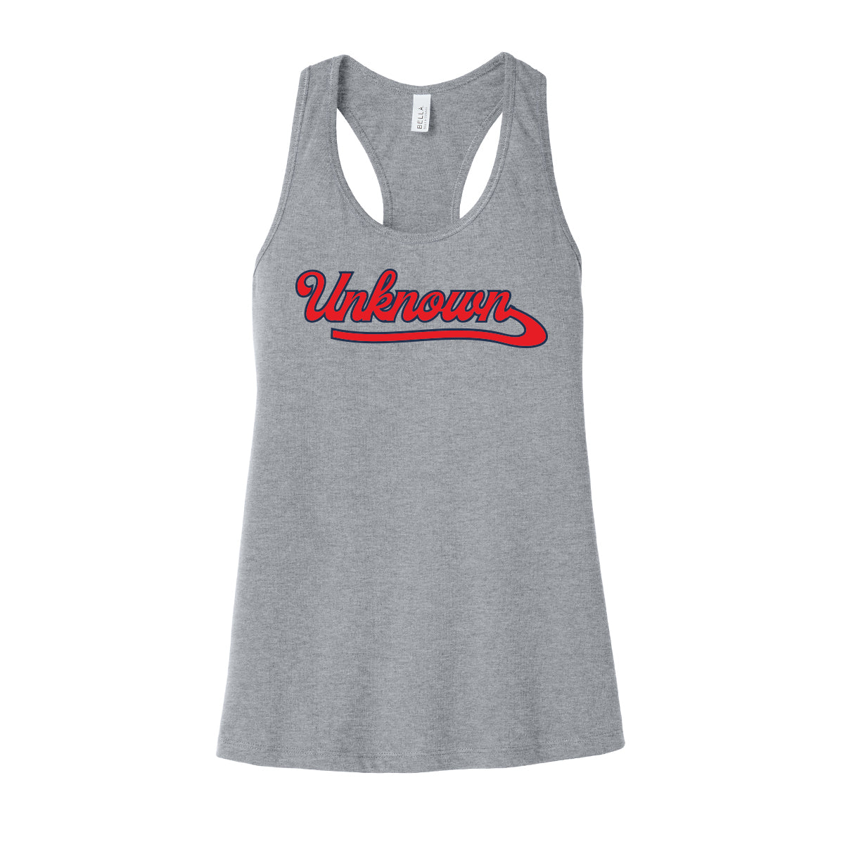 Unknown Boys Script Women's Racerback Tank