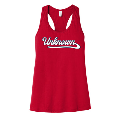 Unknown Boys Script Women's Racerback Tank