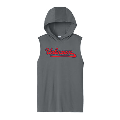 Unknown Boys Script Unisex Dri Fit Hooded Tank