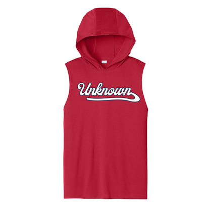 Unknown Boys Script Unisex Dri Fit Hooded Tank