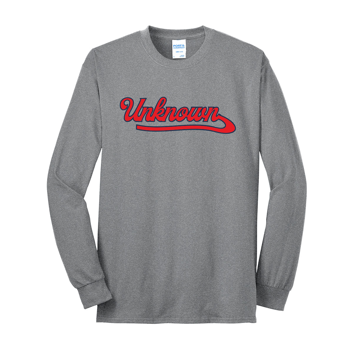 Unknown Boys Script Long Sleeve Tee