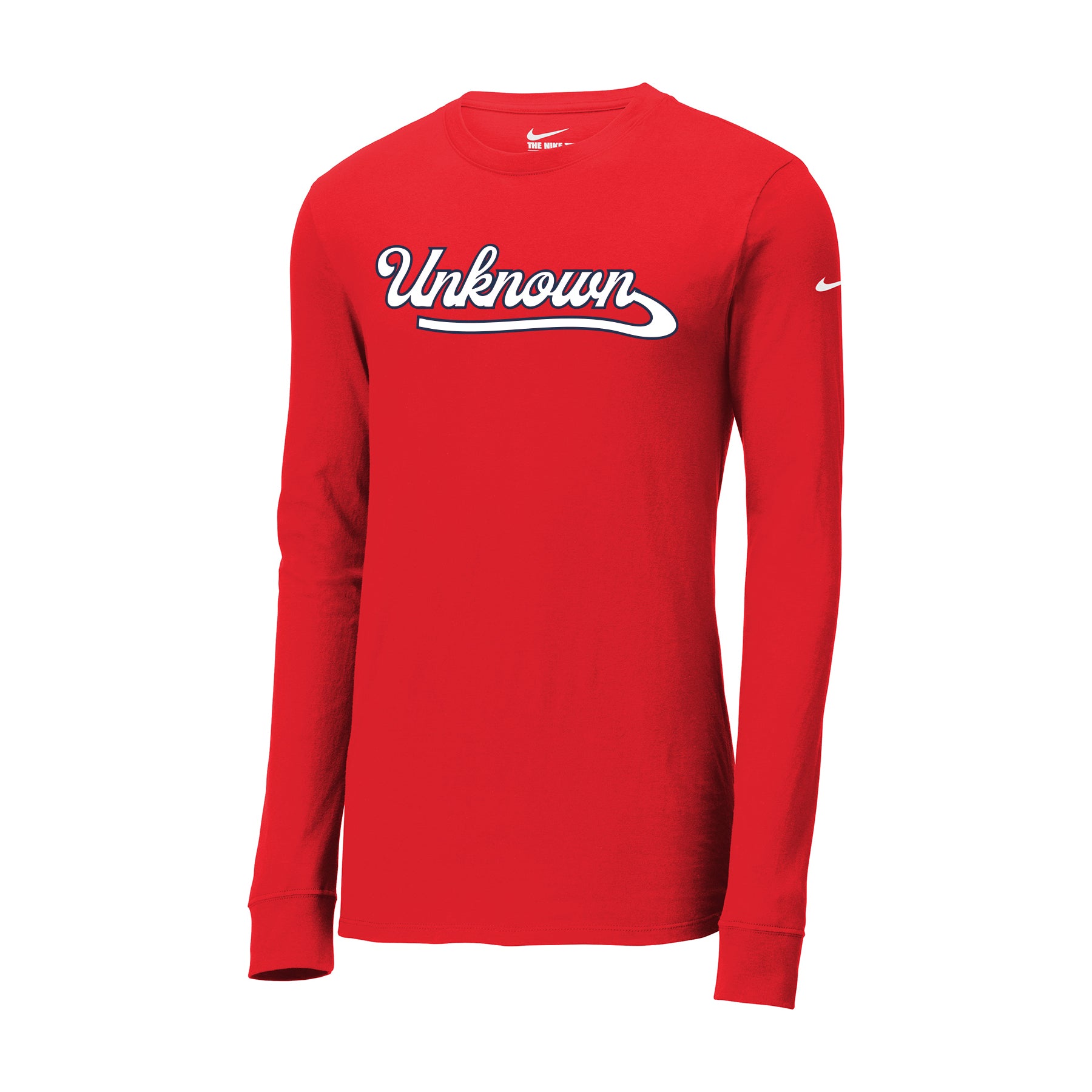 Unknown Boys Script Nike Long Sleeve Tee