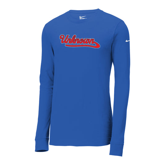 Unknown Boys Script Nike Long Sleeve Tee