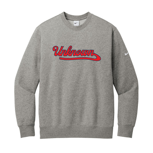 Unknown Boys Script Nike Crewneck Sweatshirt
