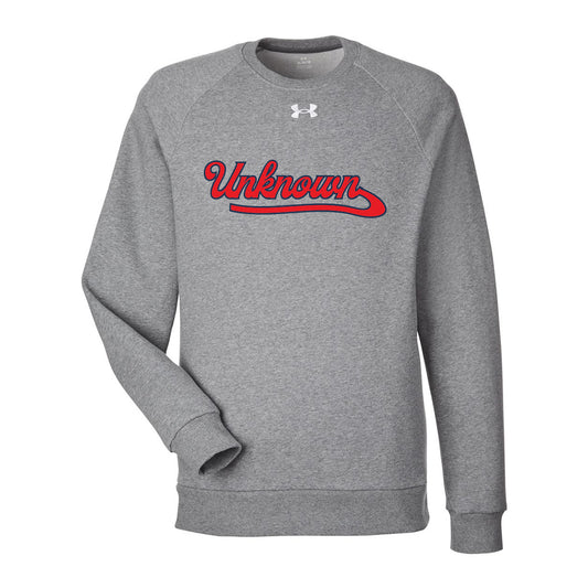 Unknown Boys Script Under Armour Crewneck Sweatshirt