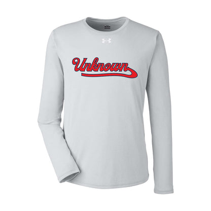 Unknown Boys Script Under Armour Long Sleeve Tee