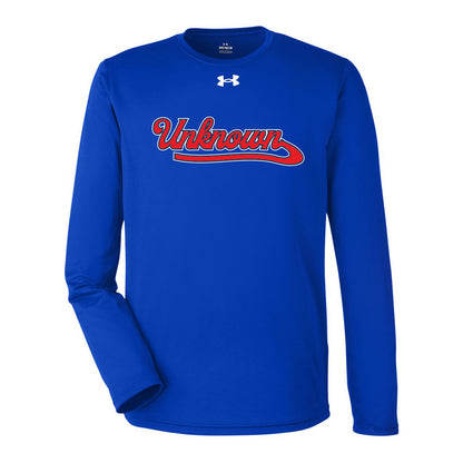 Unknown Boys Script Under Armour Long Sleeve Tee