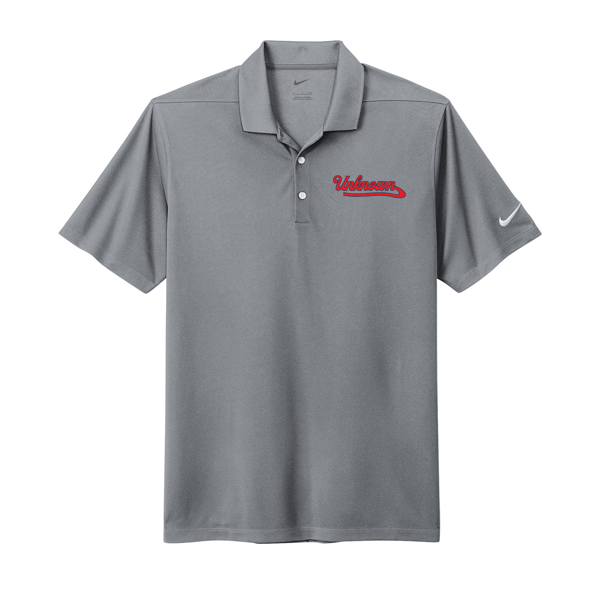 Unknown Boys Script Nike Polo ( Mens and Womens)