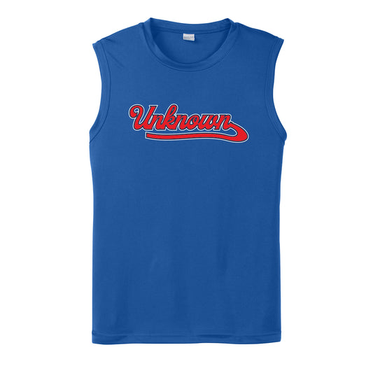 Unknown Boys Script Performance Sleeveless Tank