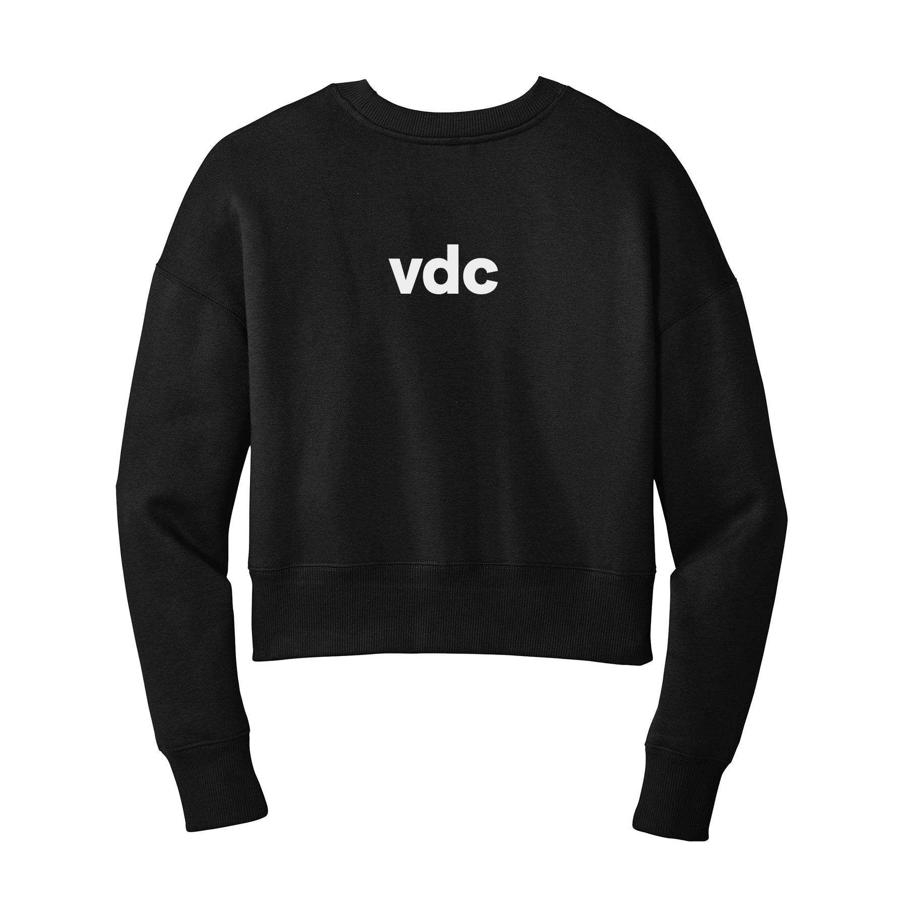 VDC Cropped Crewneck Sweatshirt