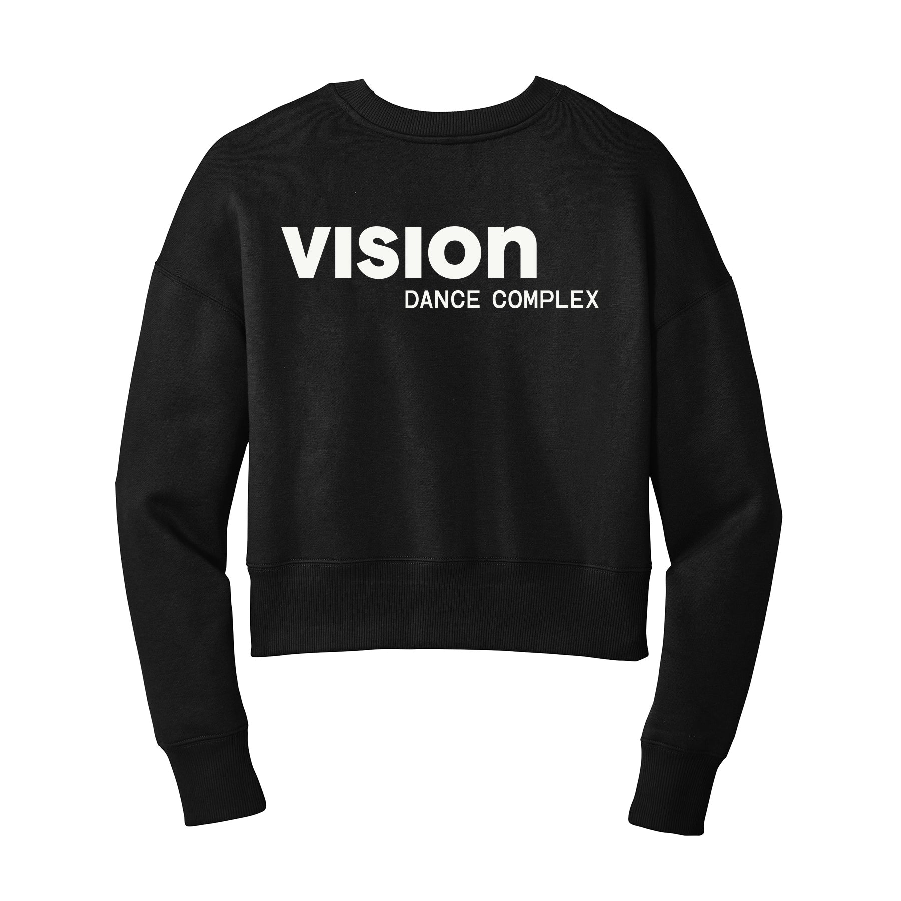 Vision Dance Cropped Crewneck Sweatshirt