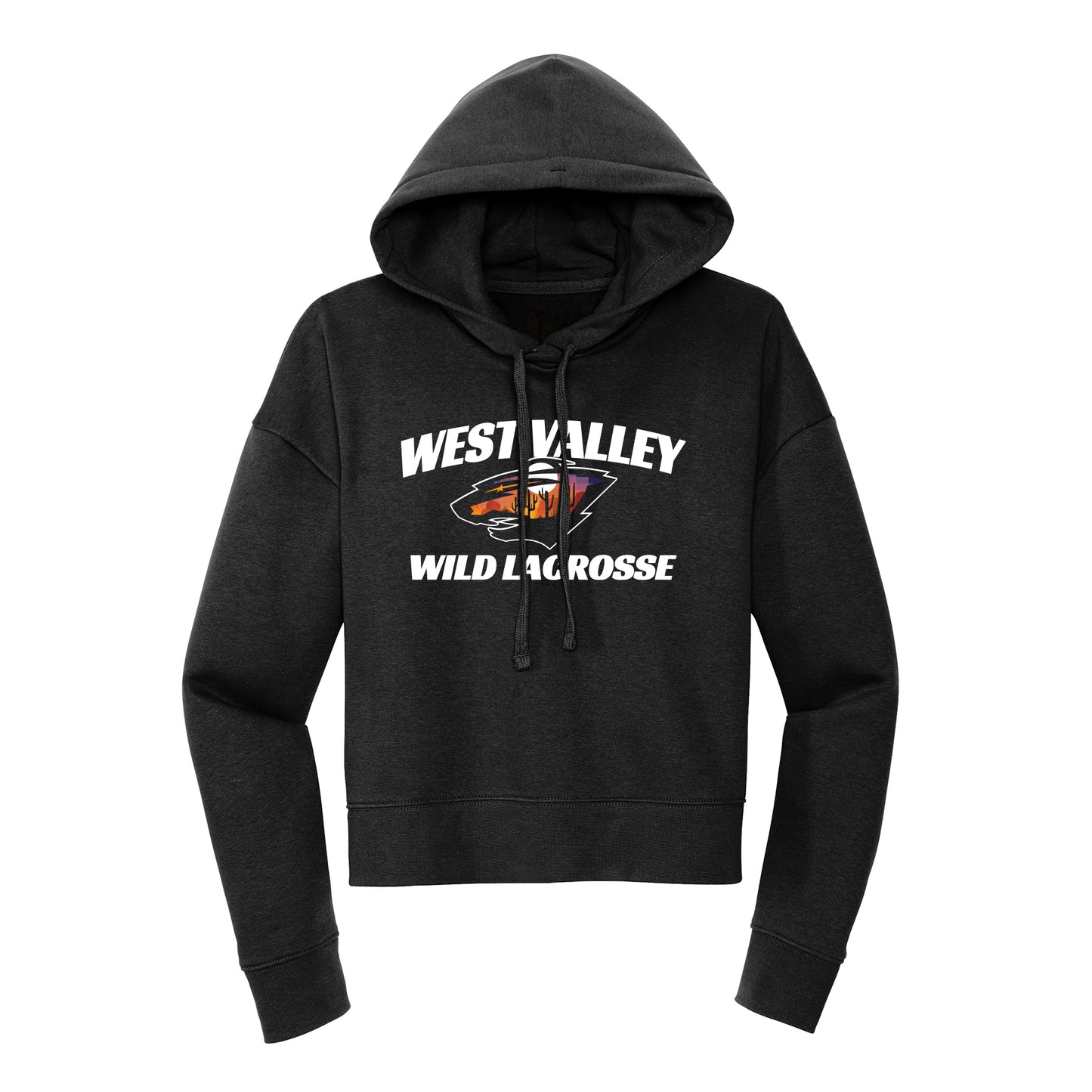 West Valley Wild Lacrosse Cropped Hoodie