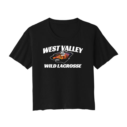 West Valley Wild Lacrosse Cropped Tee