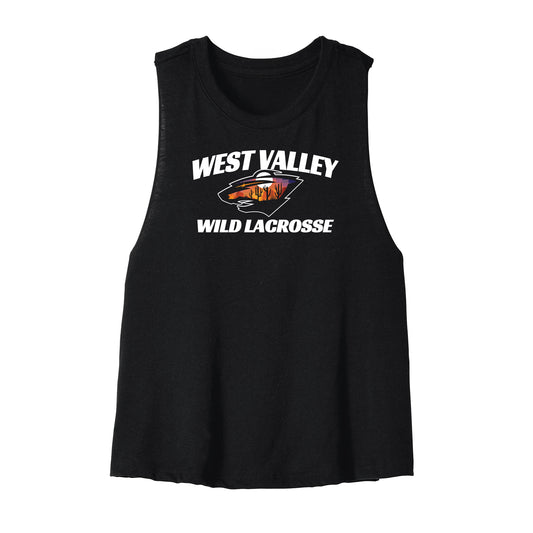 West Valley Wild Lacrosse Cropped Racerback Tank