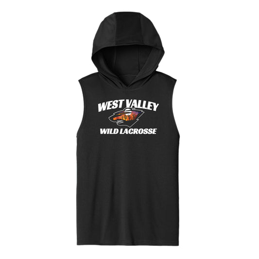 West Valley Wild Lacrosse Unisex Dri Fit Hooded Tank