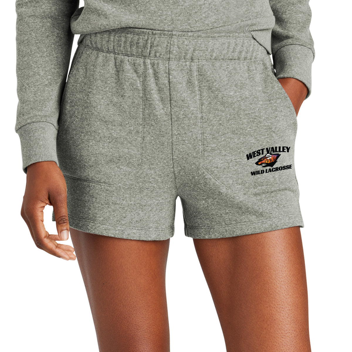 West Valley Wild Lacrosse Womens Fleece Shorts