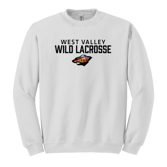 West Valley Wild Lacrosse Stacked Unisex Crewneck Sweatshirt