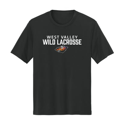 West Valley Wild Lacrosse Stacked Dri Fit Tee
