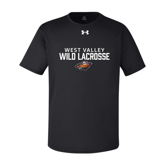 West Valley Wild Lacrosse Stacked Under Armour Tee