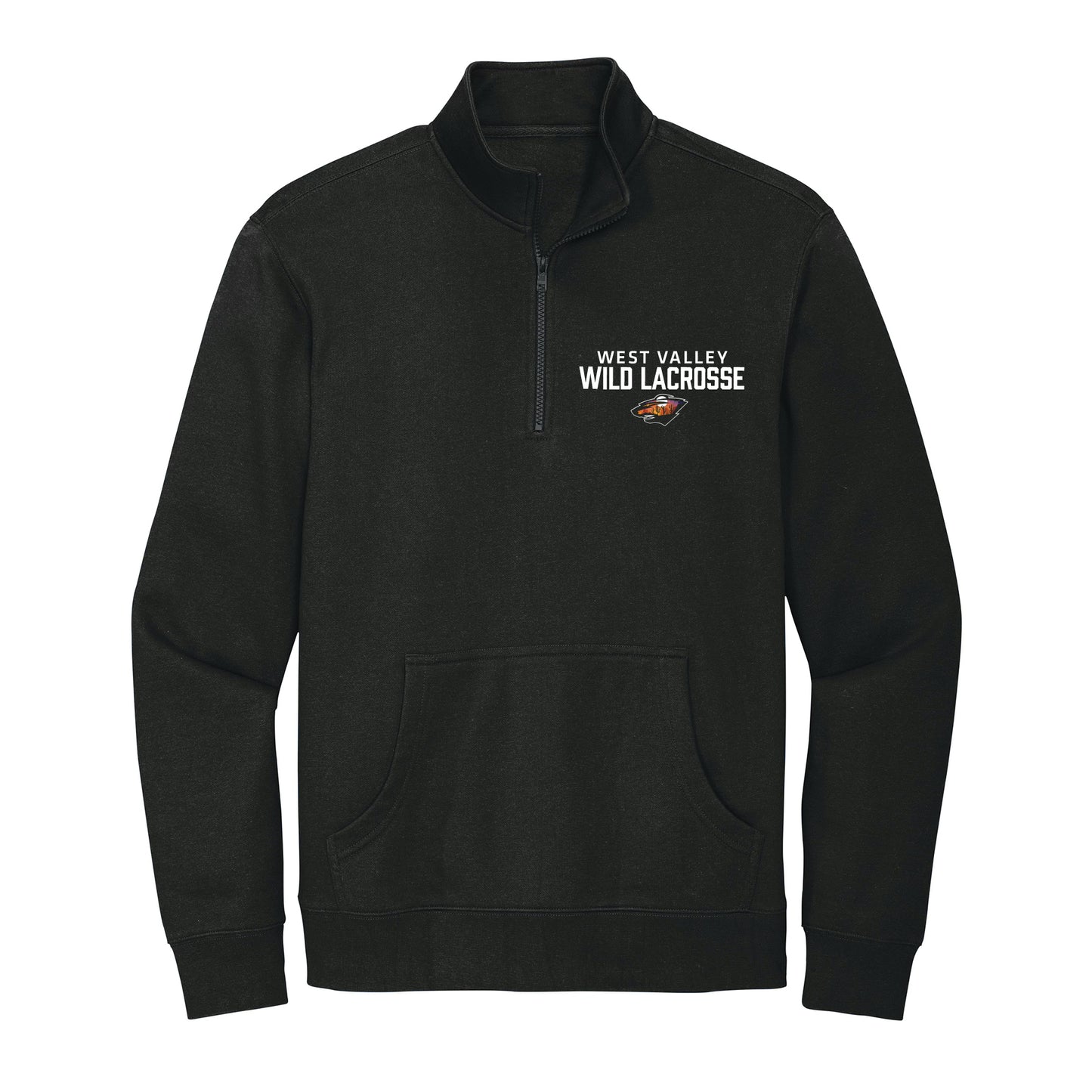 West Valley Wild Lacrosse Stacked 1/4 Zip Fleece