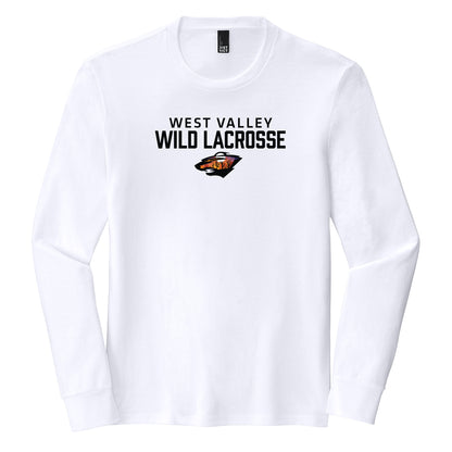 West Valley Wild Lacrosse Stacked Unisex Long Sleeve Tee