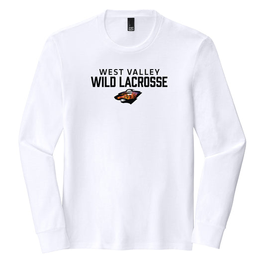 West Valley Wild Lacrosse Stacked Unisex Long Sleeve Tee