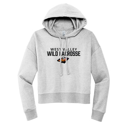 West Valley Wild Lacrosse Stacked Cropped Hoodie