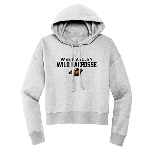 West Valley Wild Lacrosse Stacked Cropped Hoodie