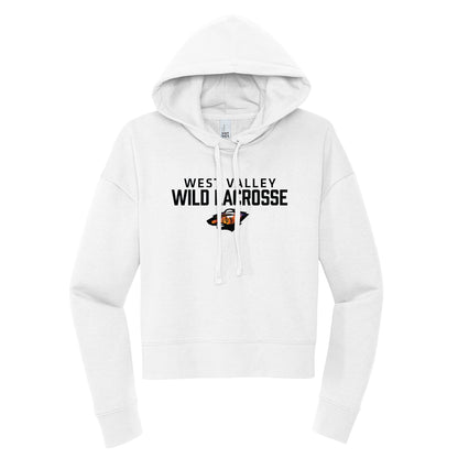 West Valley Wild Lacrosse Stacked Cropped Hoodie