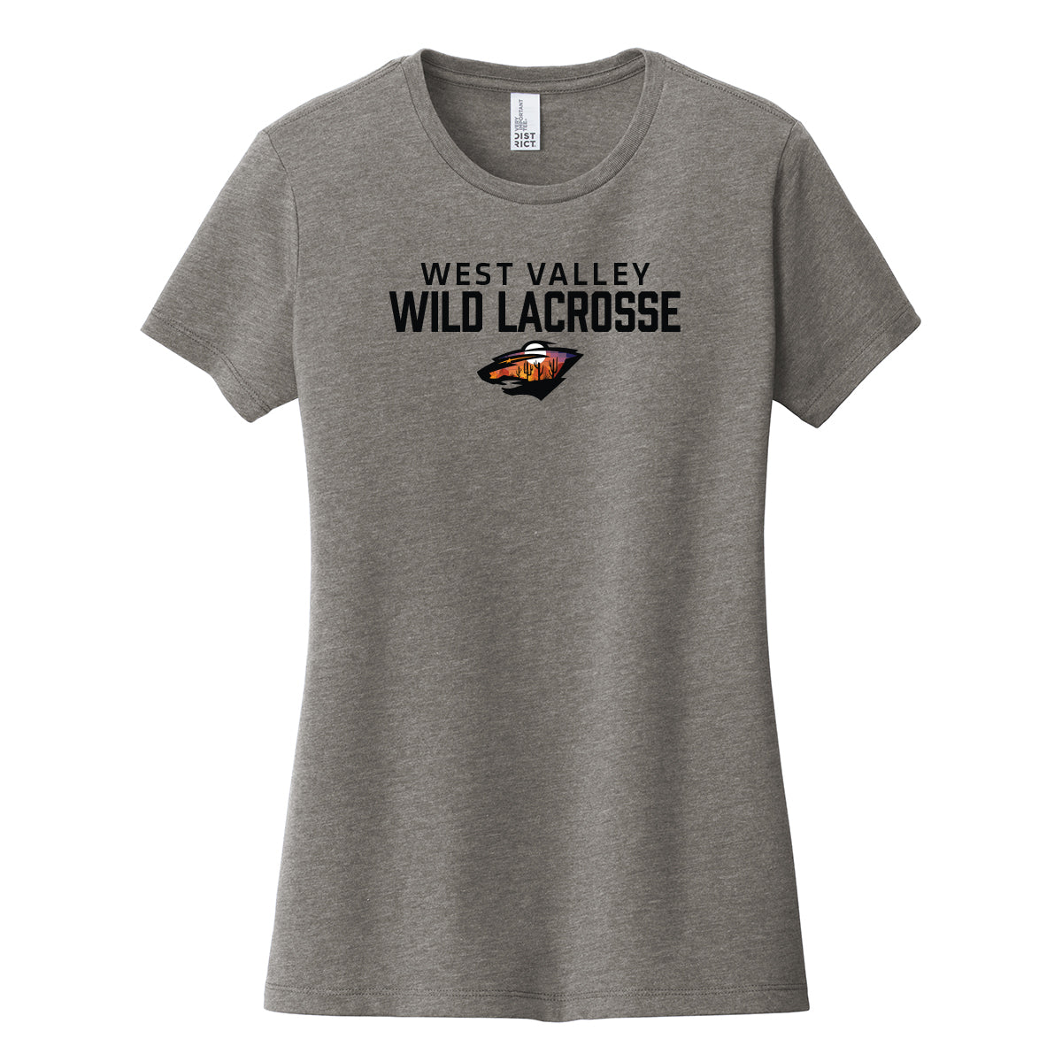 West Valley Wild Lacrosse Stacked Women's Fit Tee