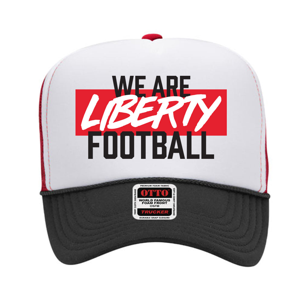 We Are Liberty Football Trucker Hat