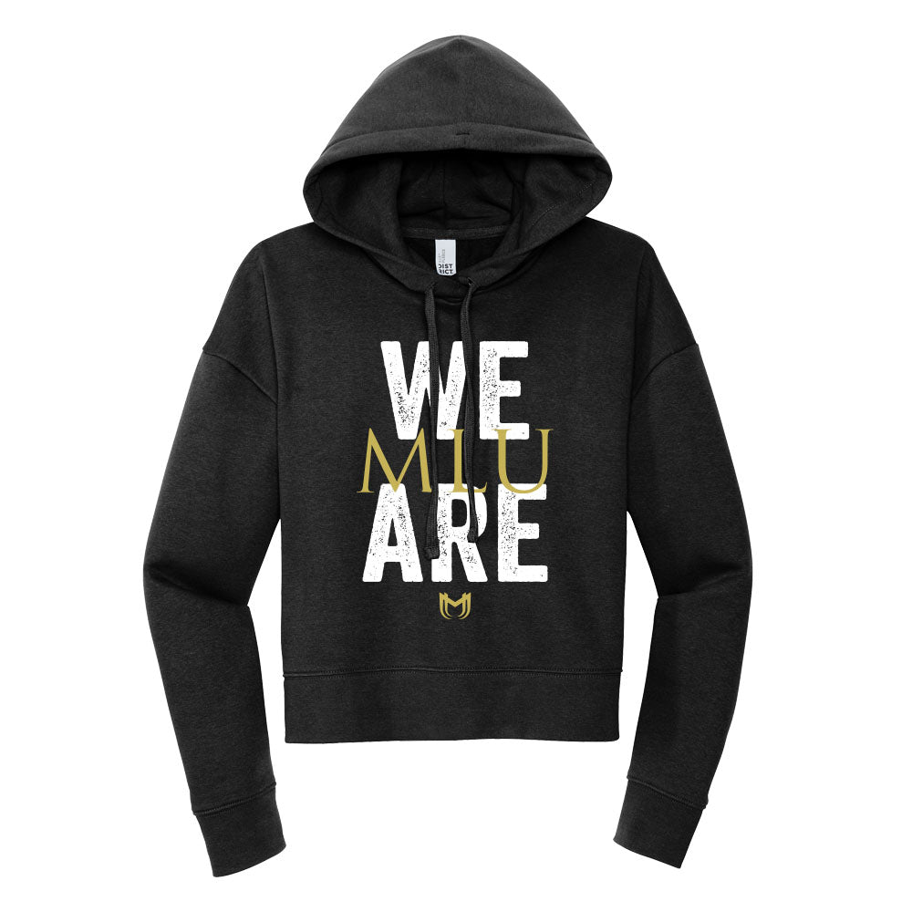 We Are MLU Cropped Hoodie