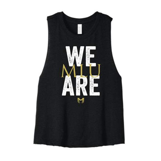 We Are MLU Women's Cropped Tank