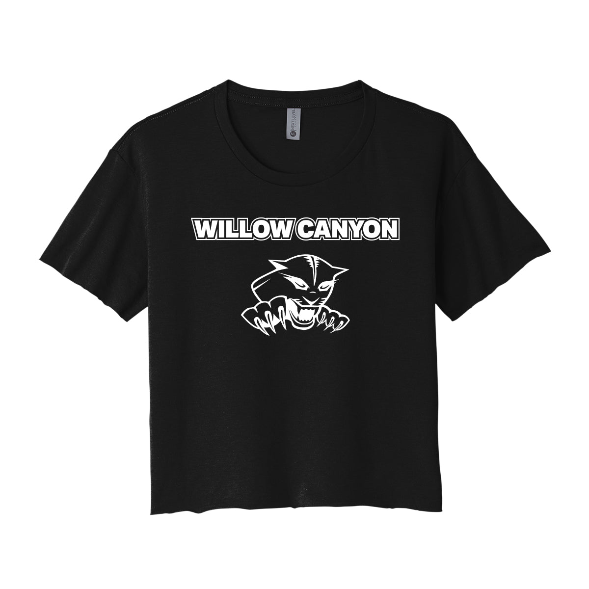 Willow Canyon Wildcats Cropped Tee