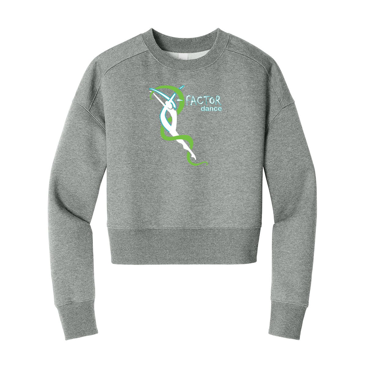 X-Factor Dance Cropped Crewneck Sweatshirt