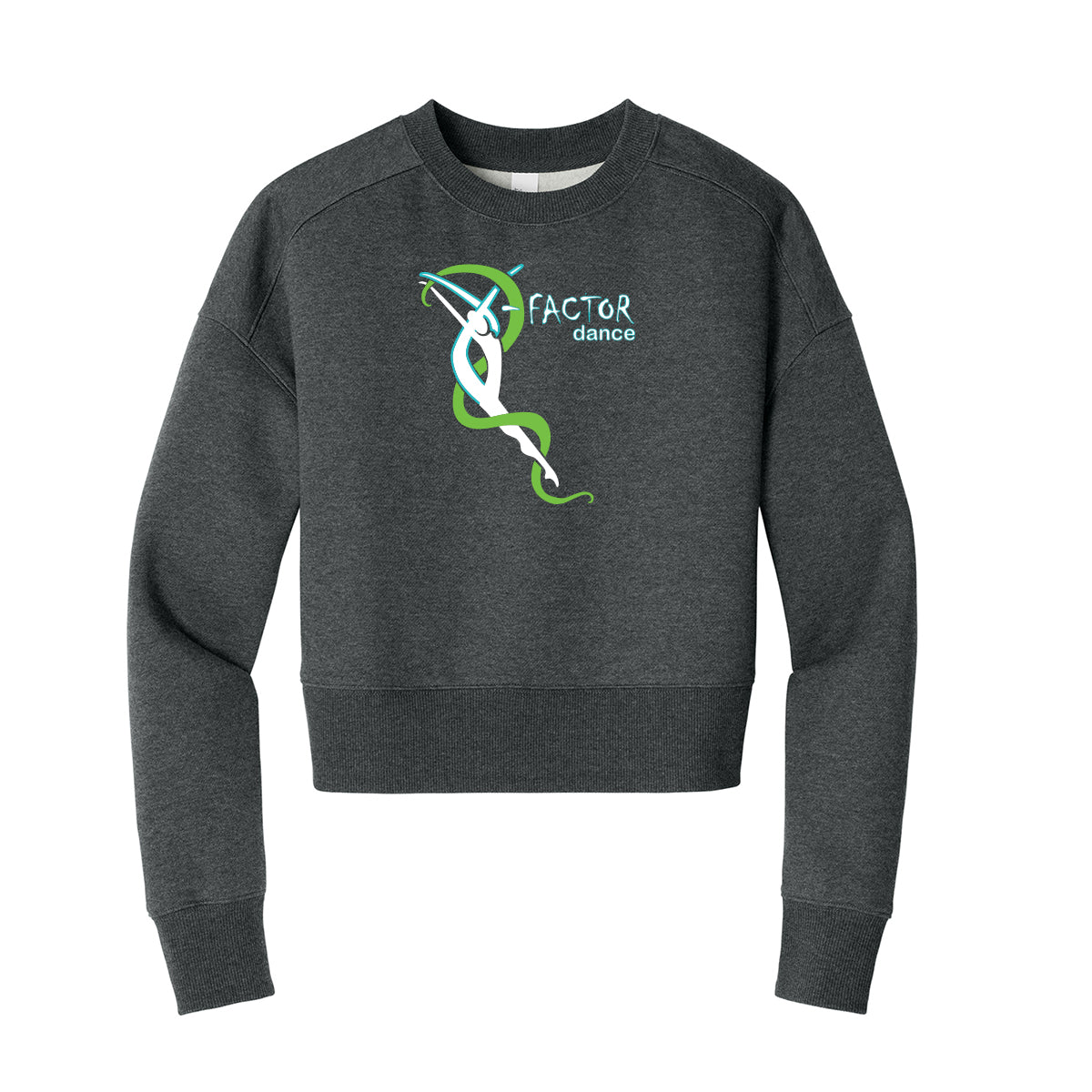 X-Factor Dance Cropped Crewneck Sweatshirt