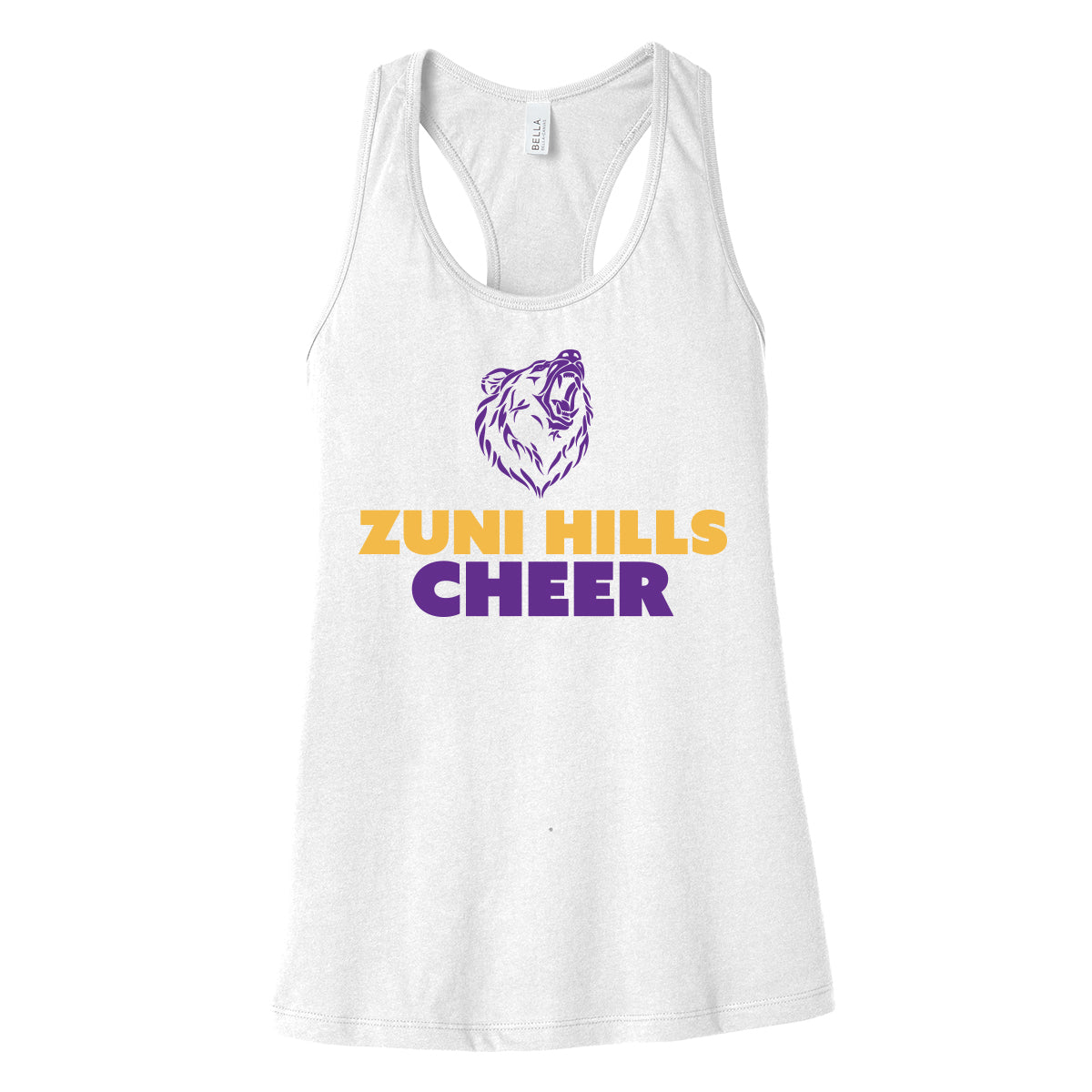 Grizzle Cheer Womens Racerback Tank