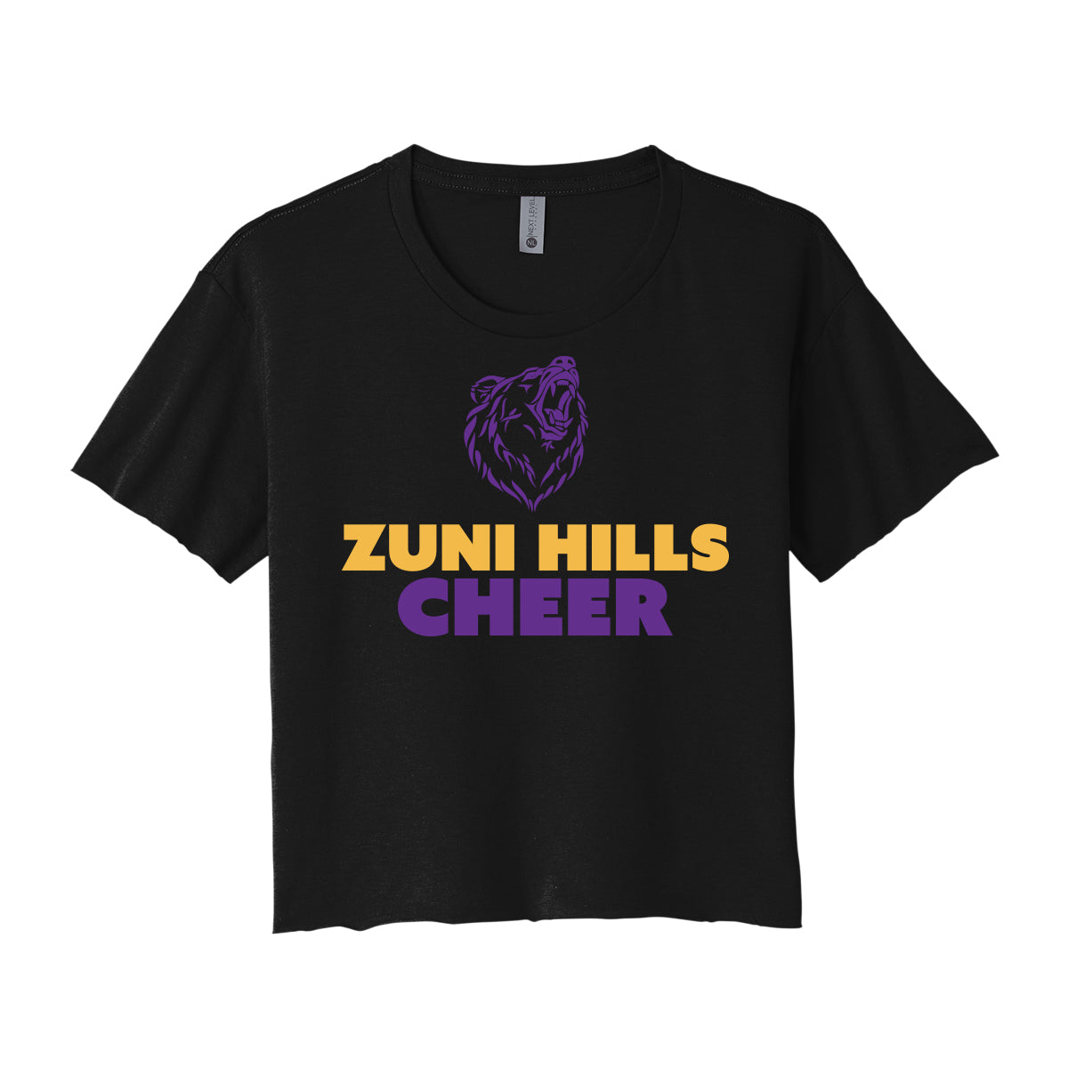 Grizzle Cheer Cropped Tee
