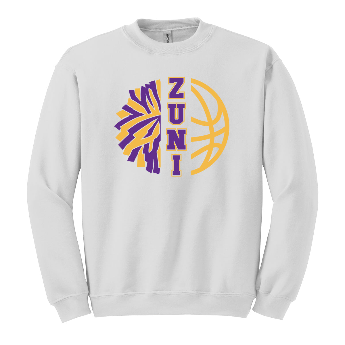 Zuni Hills Cheer/Basketball Crewneck Sweatshirt