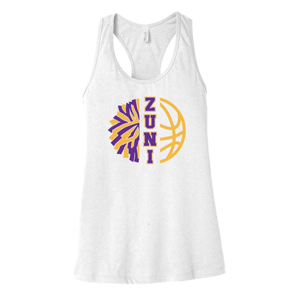 Zuni Hills Cheer/Basketball Womens Racerback Tank