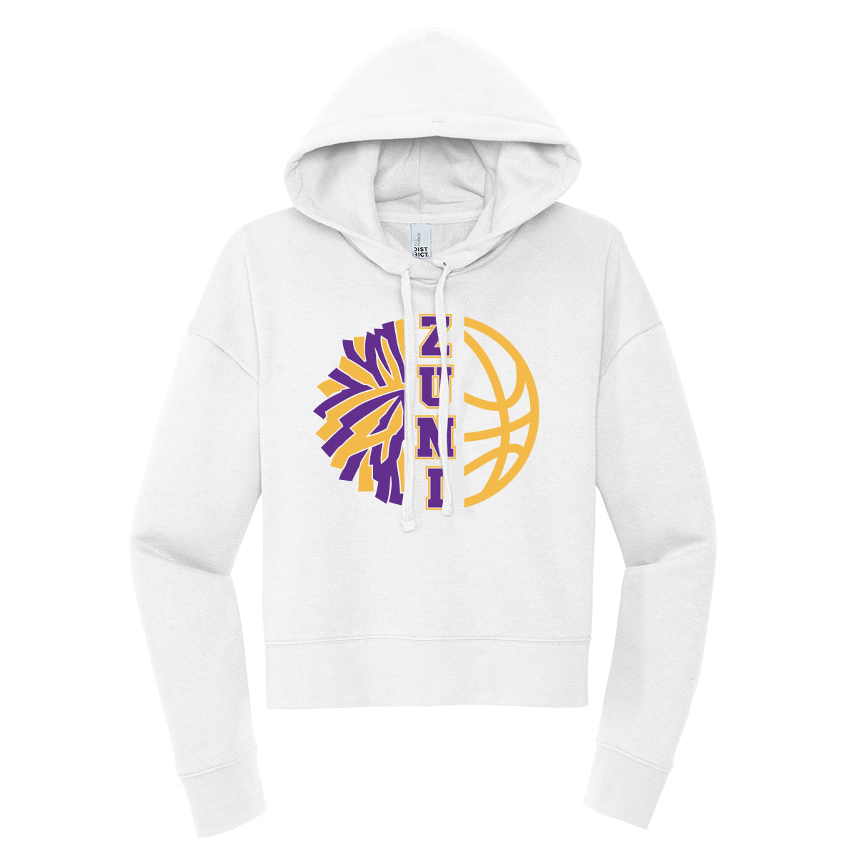 Zuni Hills Cheer/Basketball Cropped Hoodie