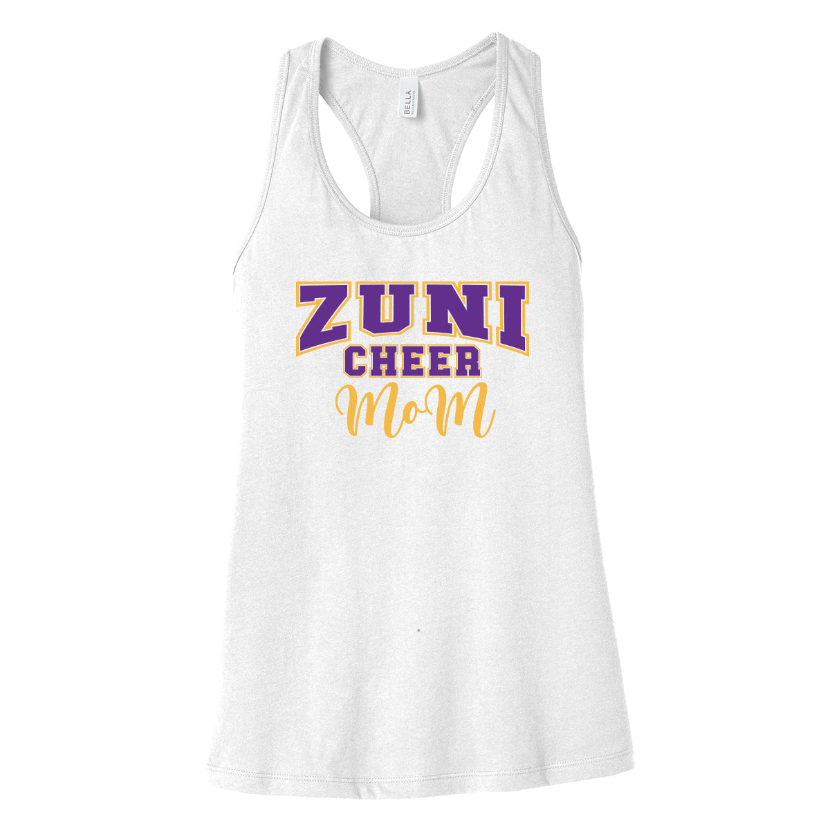 Zuni Cheer Mom Womens Racerback Tank