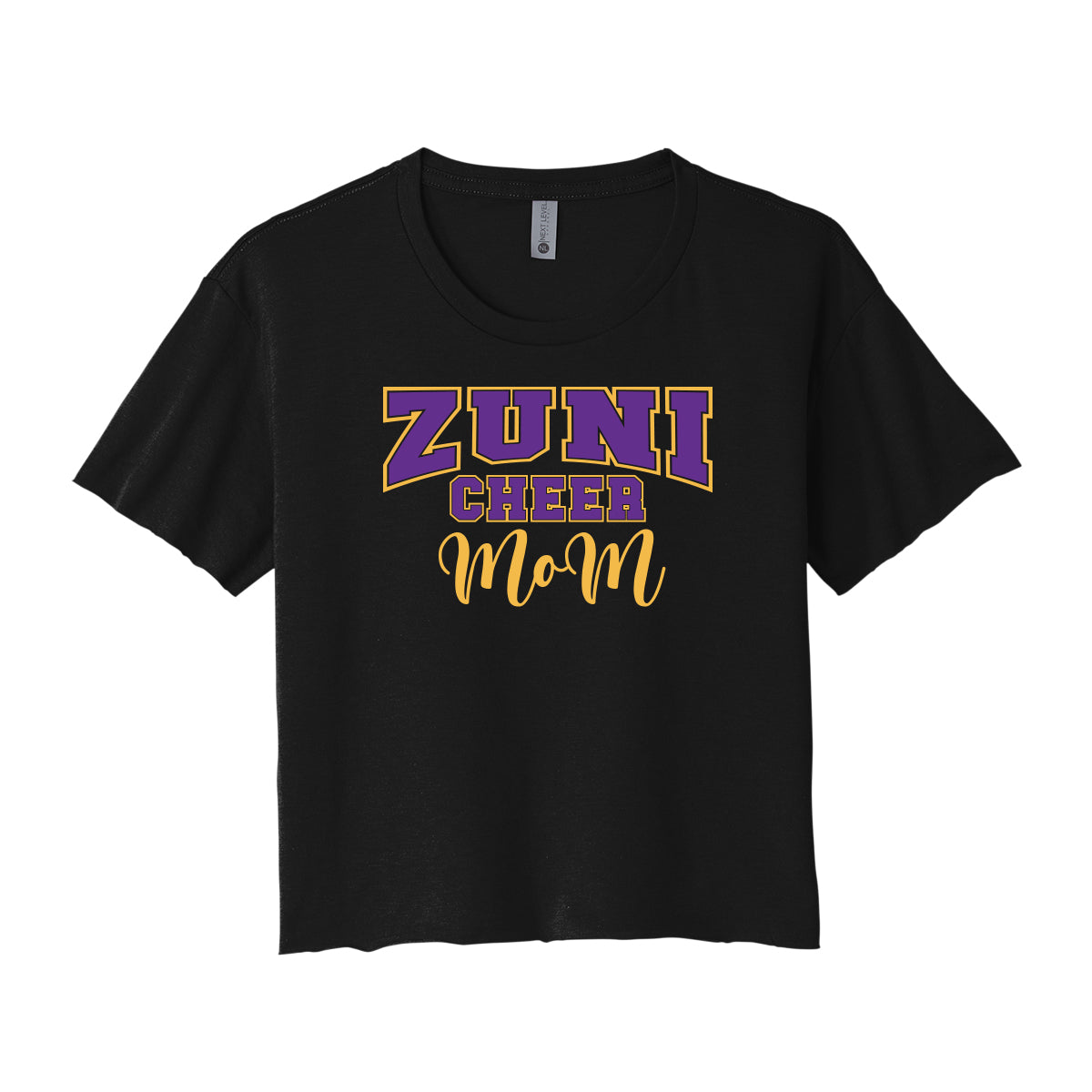 Zuni Cheer Mom Cropped Tee