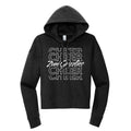 Zuni Cheer Repeat Cropped Hoodie