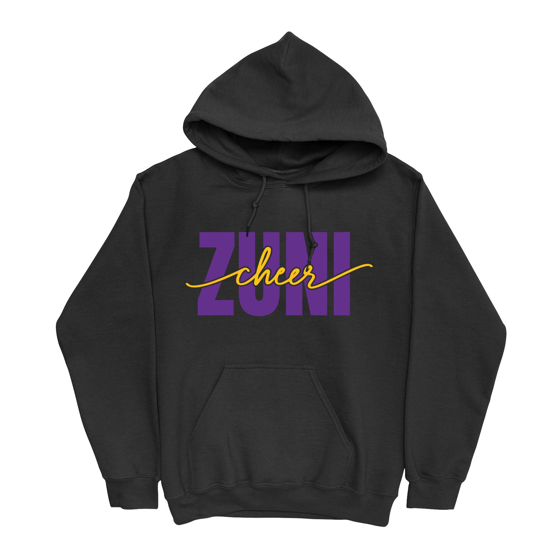 Zuni Cheer Script Hoodie